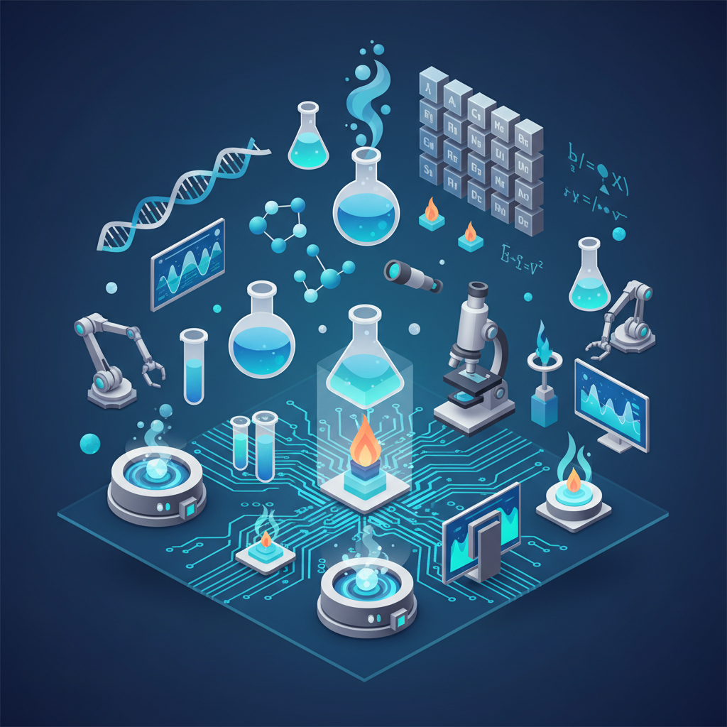 Diverse students in STEM laboratory
